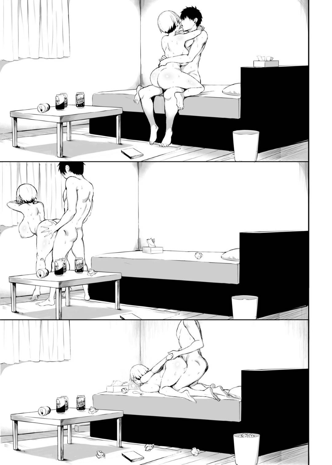【エロ漫画】ゆるきゃん△と宇崎ちゃんは遊びたいの2本立てパロディーエロ漫画【モスキート音。】