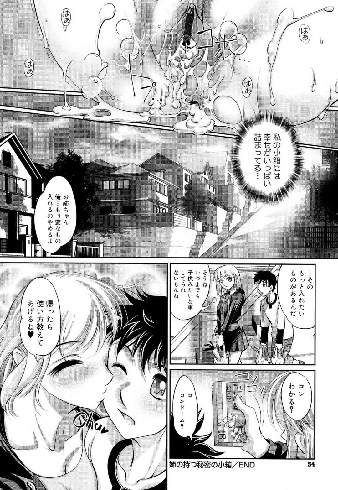 【エロ漫画】同じクラスの委員長から柔道技を決められて仕返しを考える男。自宅の中で姉の目の前で委員長の写真を見ながらオナニーをすると姉からアソコを舐めてもらってバック挿入！【RAYMON：姉の持つ秘密の小箱】