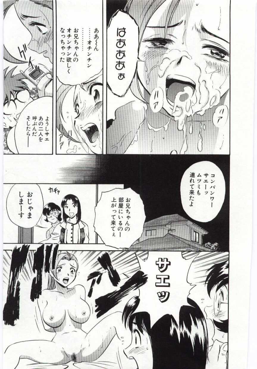 【エロ漫画】両親の留守中に兄妹でいちゃラブセックス…乳首舐めやフェラをして生ハメ近親相姦セックスしまくる【英丸：ボクのコレクション】