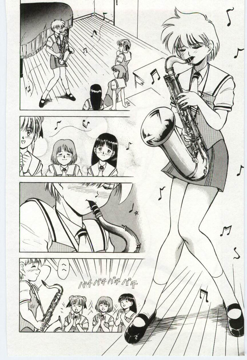 【エロ漫画】男に振られて落ち込む彼女をエッチして励ますショートカットのお姉さん…手マンやリコーダーを挿入していちゃラブレズセックスしちゃう【深紫’72：#8 PM 4:36】
