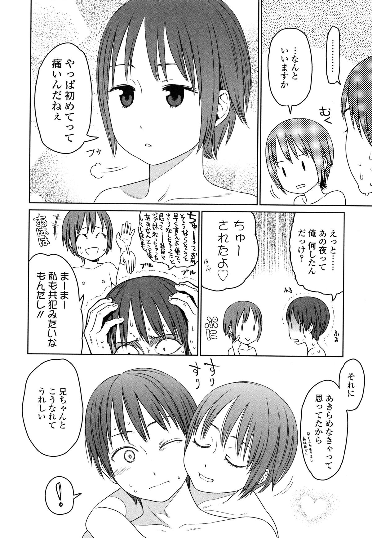 【エロ漫画】兄とお風呂でいちゃいちゃしちゃう妹…近親相姦で生ハメ中出しいちゃラブセックスで中出し絶頂アクメ堕ちしちゃう【東山翔：POOKA】