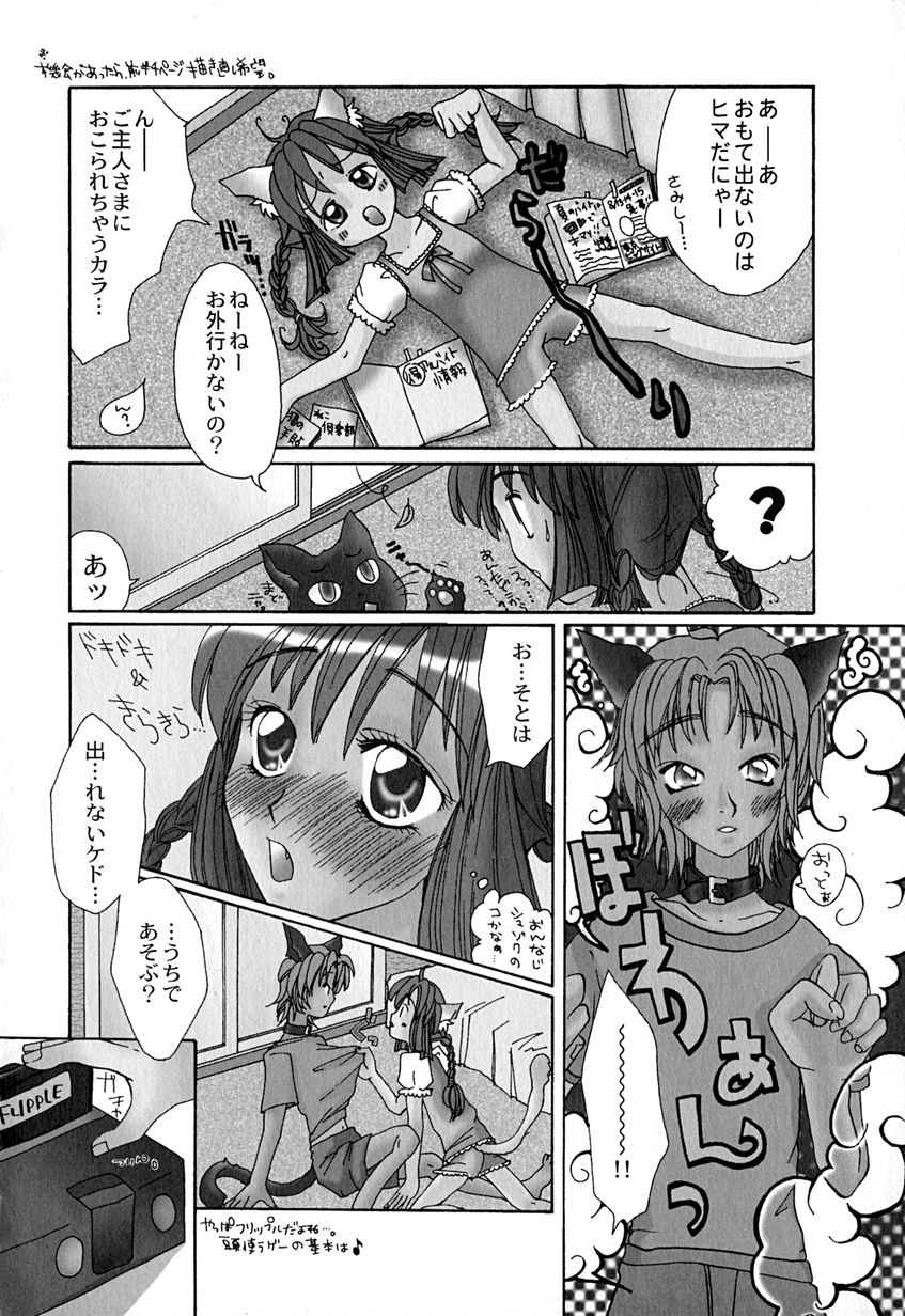 【エロ漫画】ご主人さま不在で３日間他の猫といちゃラブセックスしちゃうねこ娘…騎乗位やバックで生ハメ中出しセックスしちゃう【はにいうさこ：こねこにご用心】